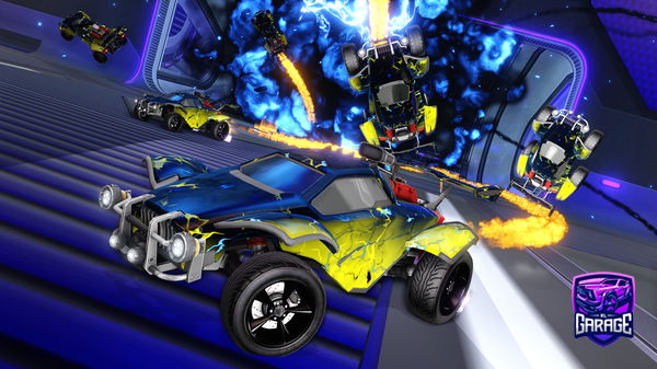 A Rocket League car design from sorasaiyan