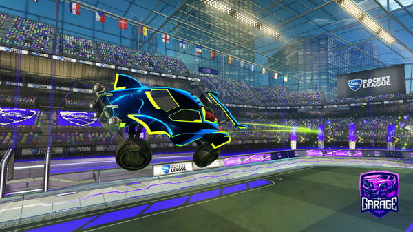 A Rocket League car design from Fixi7