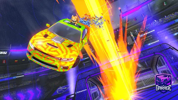 A Rocket League car design from PuggyGamer21