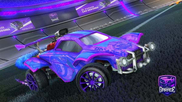 A Rocket League car design from pinpoynt