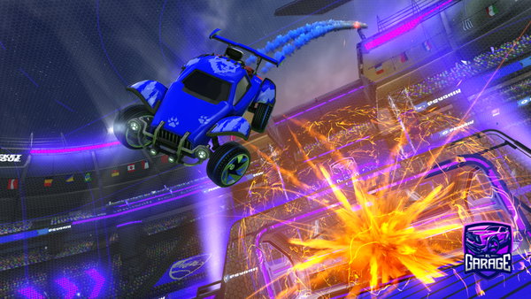 A Rocket League car design from BlackyMouse