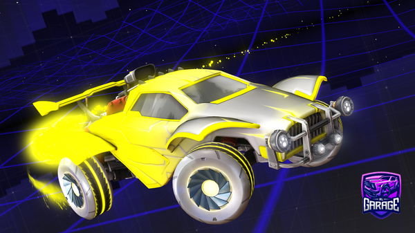 A Rocket League car design from RocketLeagueNewbie