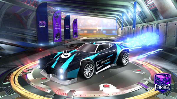 A Rocket League car design from Shark_alves