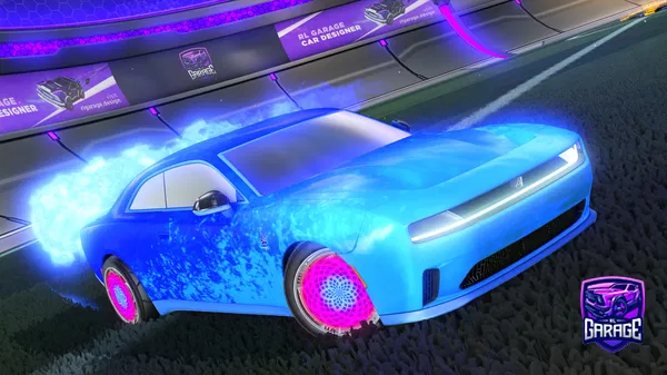 A Rocket League car design from KingCucumber