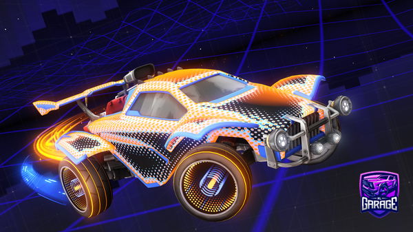 A Rocket League car design from MrGilly21