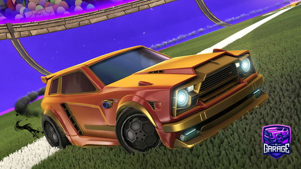 A Rocket League car design from LibraTwentySixRL