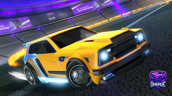 A Rocket League car design from ItsBruno