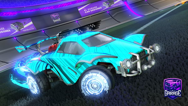 A Rocket League car design from alpacalypse12