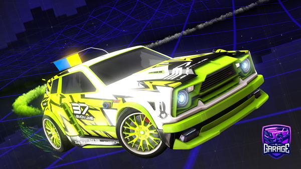 A Rocket League car design from CHIBIXofficial