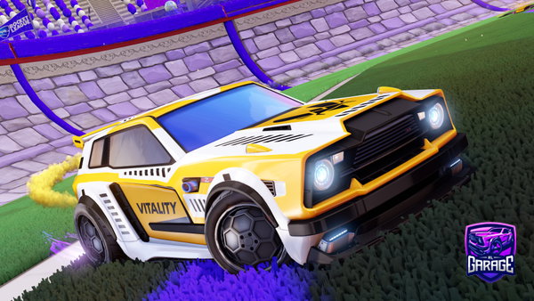 A Rocket League car design from canela13