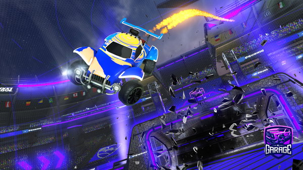 A Rocket League car design from Sxolaris
