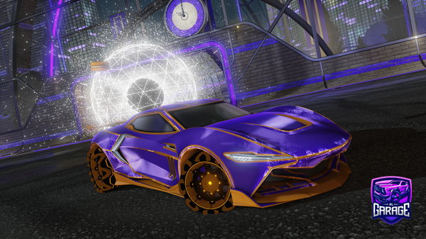 A Rocket League car design from carbonario