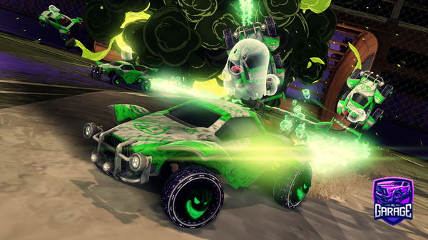 A Rocket League car design from Gangws