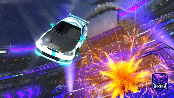 A Rocket League car design from EnekoTwistyMisty