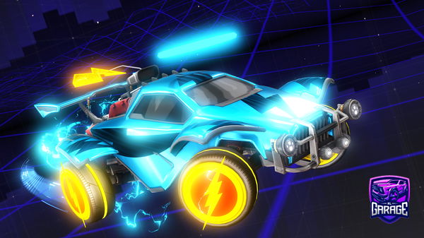 A Rocket League car design from IntenseLama6779