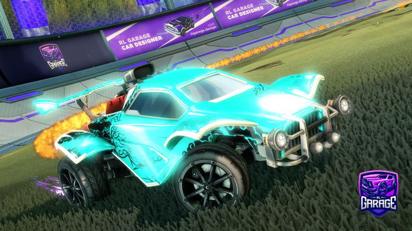 A Rocket League car design from Genszn-