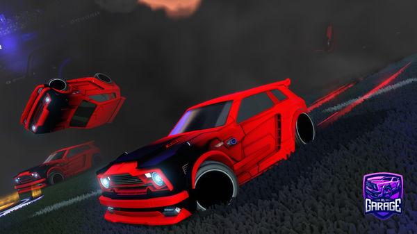 A Rocket League car design from Rileyw10