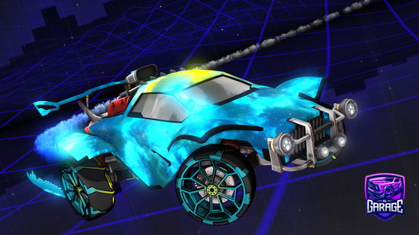 A Rocket League car design from JustBaileyBro