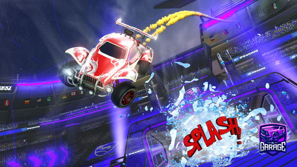 A Rocket League car design from Mateuco