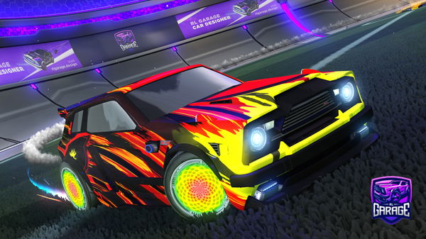 A Rocket League car design from XviplerX