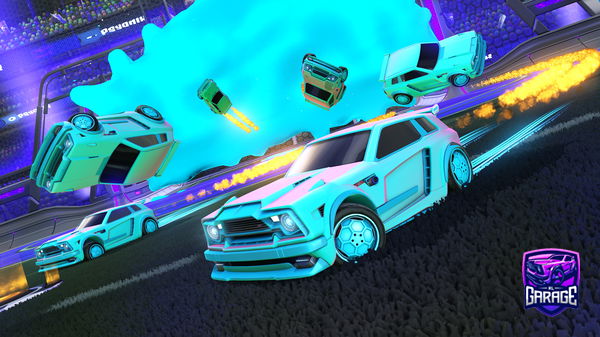 A Rocket League car design from Staubsaugerus