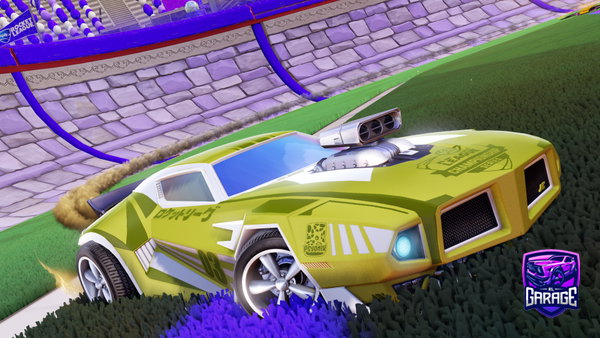 A Rocket League car design from -Tiago-