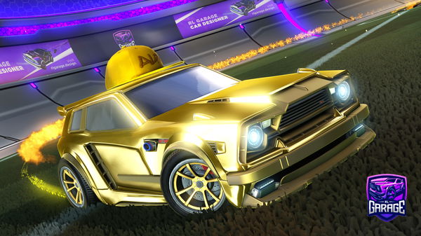 A Rocket League car design from RoadToTitaniumDominus