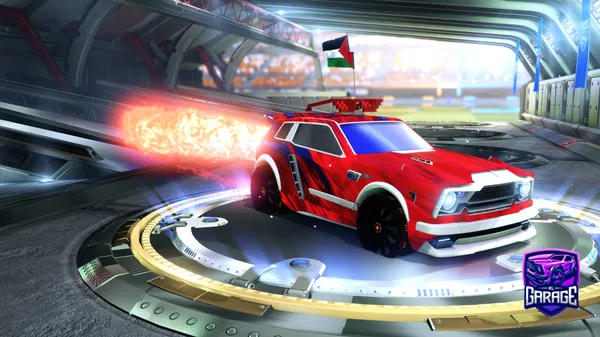 A Rocket League car design from Palastine