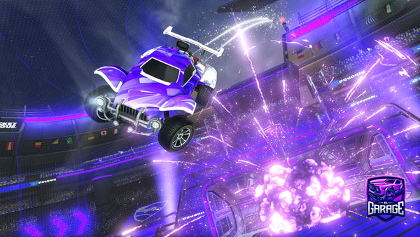 A Rocket League car design from FR0STY2508