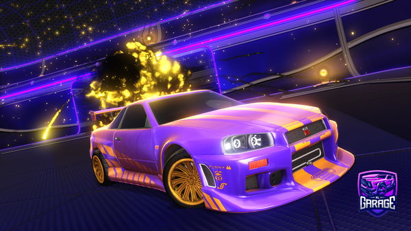 A Rocket League car design from Lumi1973