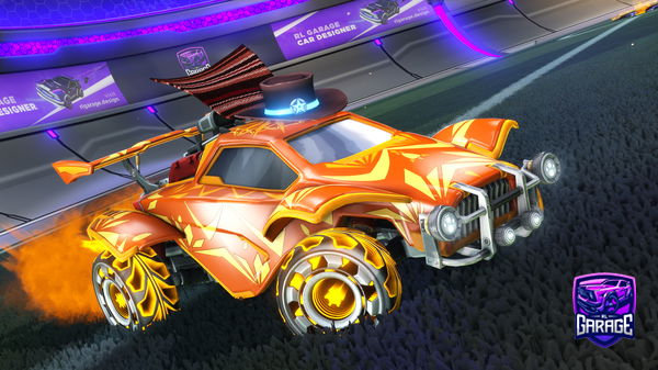 A Rocket League car design from BINBOO132