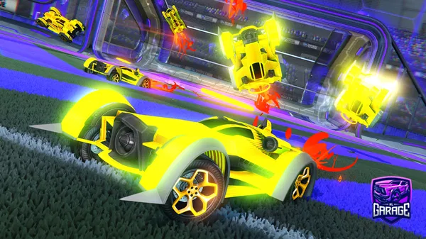A Rocket League car design from TopBinner