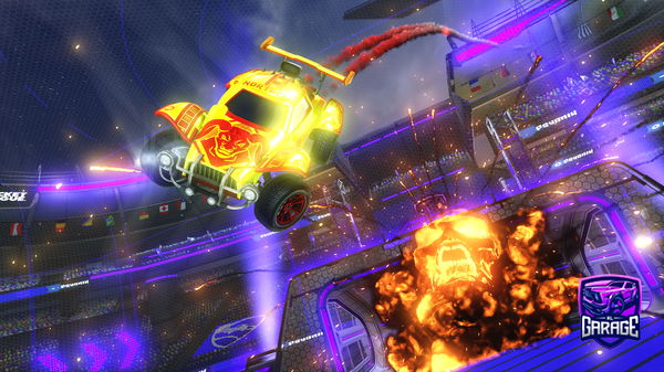 A Rocket League car design from R_2020_king