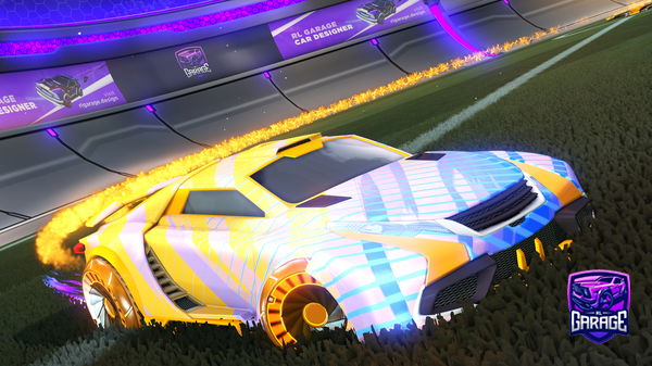 A Rocket League car design from zobraaaa