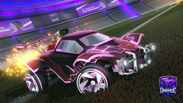 A Rocket League car design from Meliz001