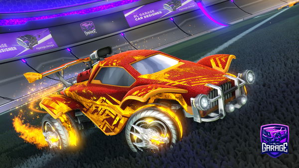A Rocket League car design from sebyboy34