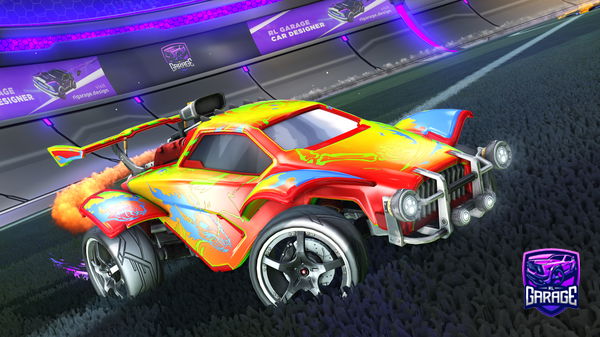 A Rocket League car design from RULEDBYCAYTA005