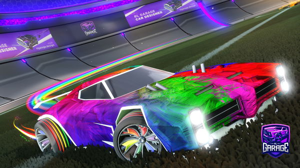 A Rocket League car design from DopeyMarshmallowYT