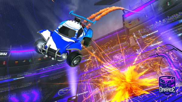 A Rocket League car design from lakers24080