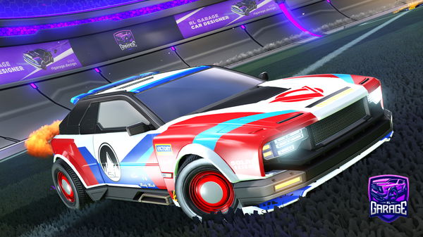 A Rocket League car design from MushyRabobo