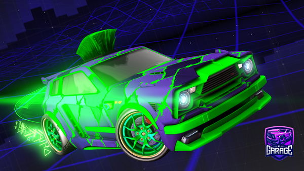 A Rocket League car design from Vegas_Vixen