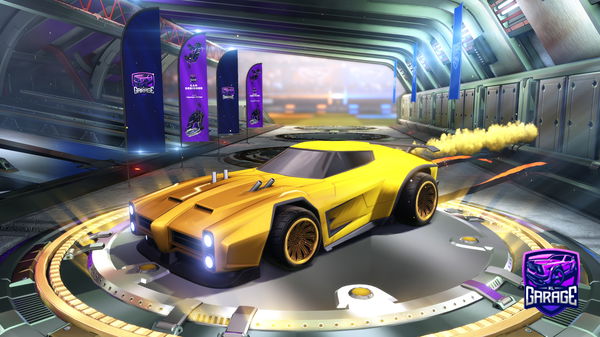 A Rocket League car design from HexzaTV