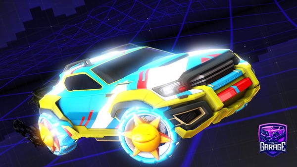 A Rocket League car design from OneZero5