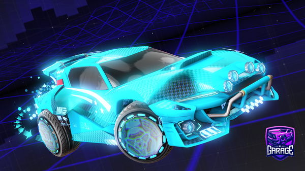 A Rocket League car design from ItsGiuze