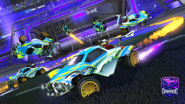 A Rocket League car design from light_rlcs