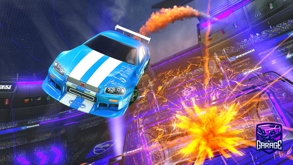 A Rocket League car design from TheActualYassin