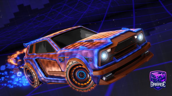 A Rocket League car design from Polar-Ray