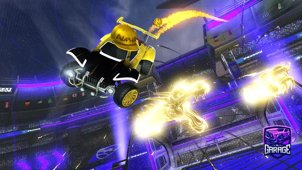 A Rocket League car design from Mangnua