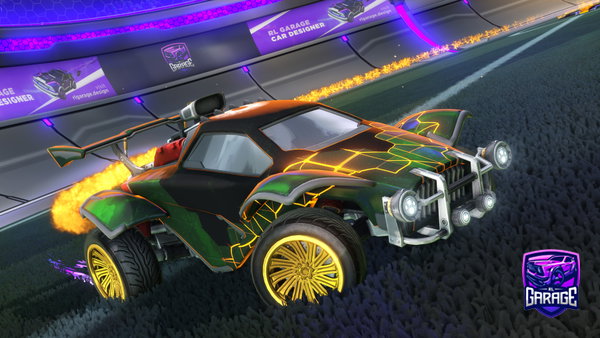 A Rocket League car design from gibborl