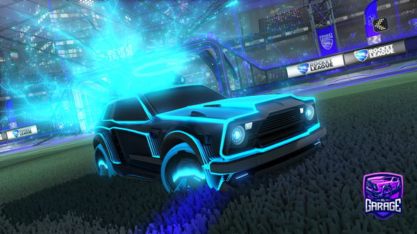 A Rocket League car design from Dodgethedolphin